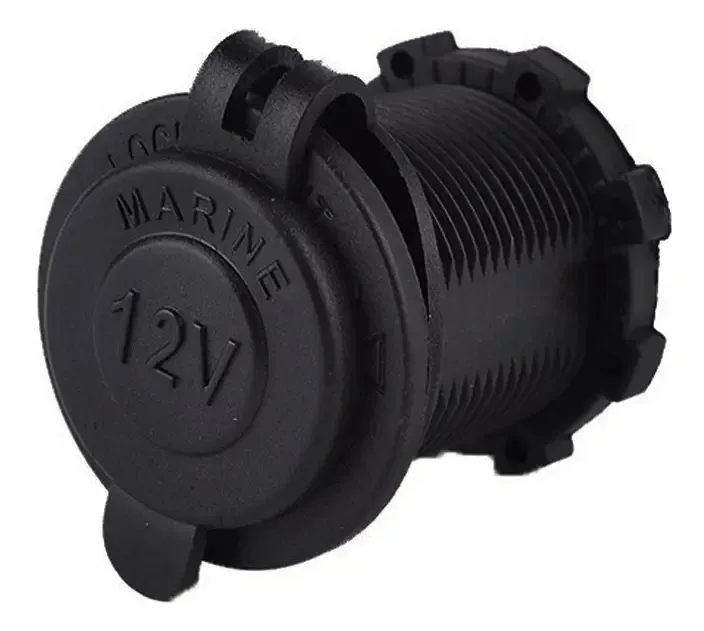 Pack 3 Tomadas Auxiliares Automotivas 12V e 24V Marinizadas Buttontech