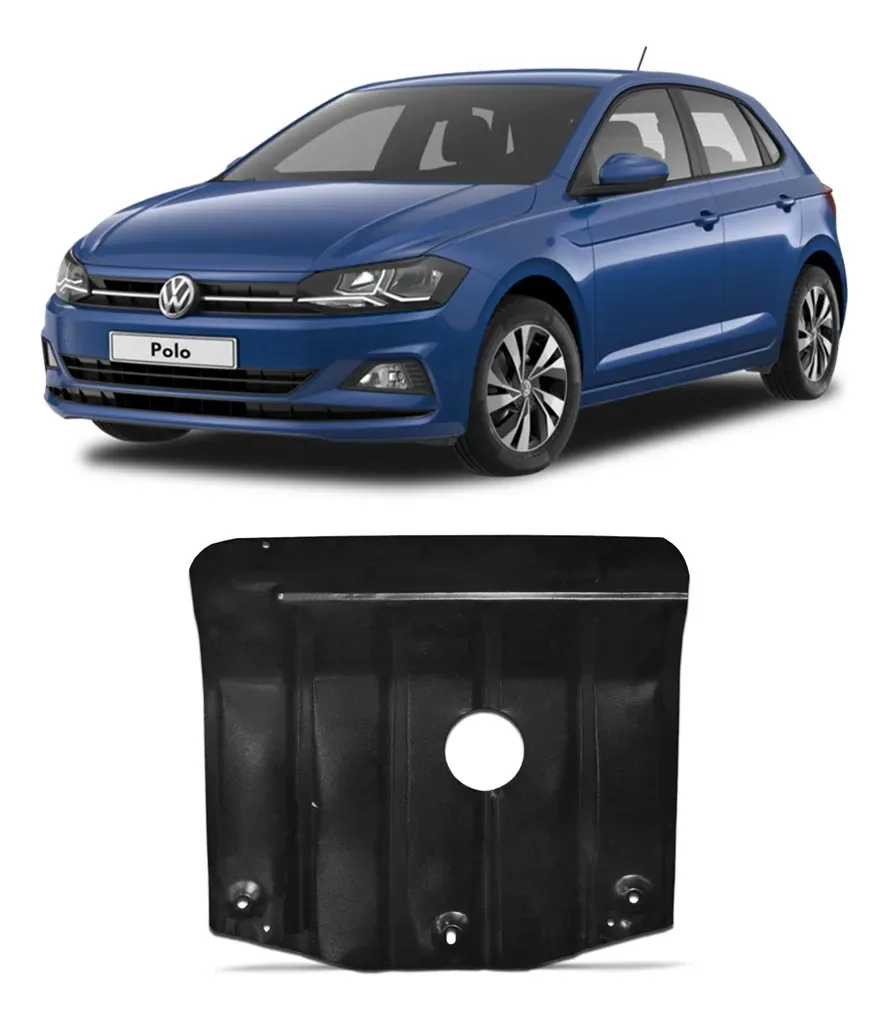 Protetor Carter Motor Volkswagen Polo 2019 A 2025 Peito Aço