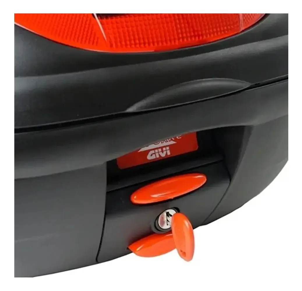 Bau Givi Monolock Flow 35 L Cor Vermelho