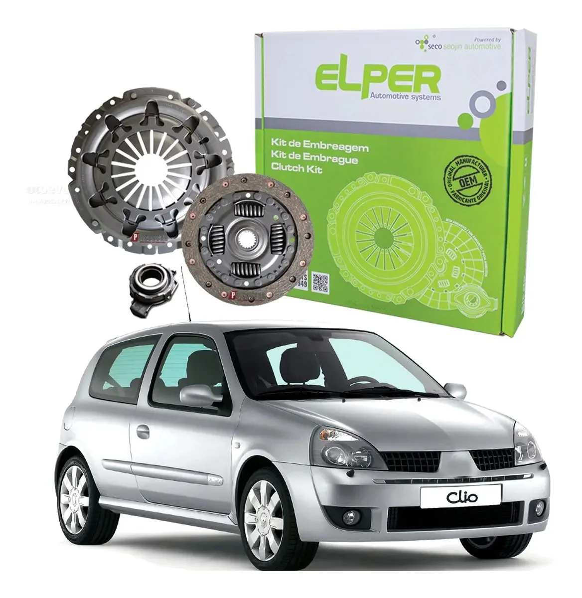 Kit Embreagem Renault Clio 1.6 8v/16v 2000 2001 2002 2003