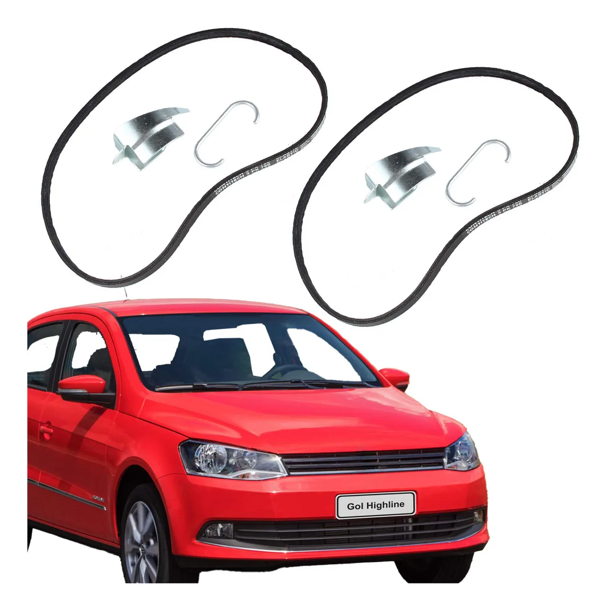 Kit Correia Direção E Ar Cond. Gol 1.0 1.6 G5 G6 Ea111