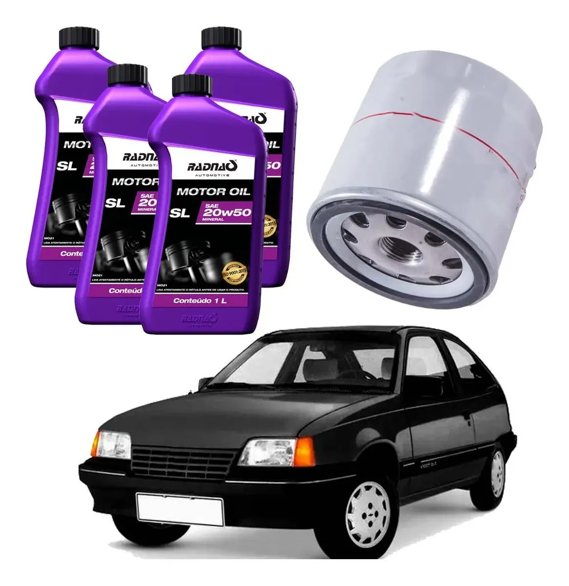 Kit Troca De Óleo + Filtro Óleo Gm Kadett 1.8 8v 1988 A 1998