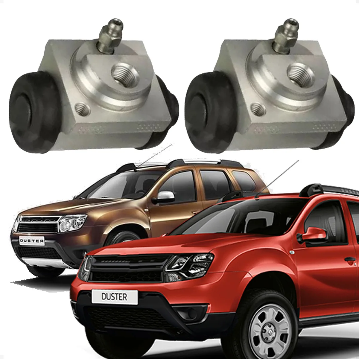 Par De Cilindros Da Roda Traseira Duster 4x2 2011 2012 2013