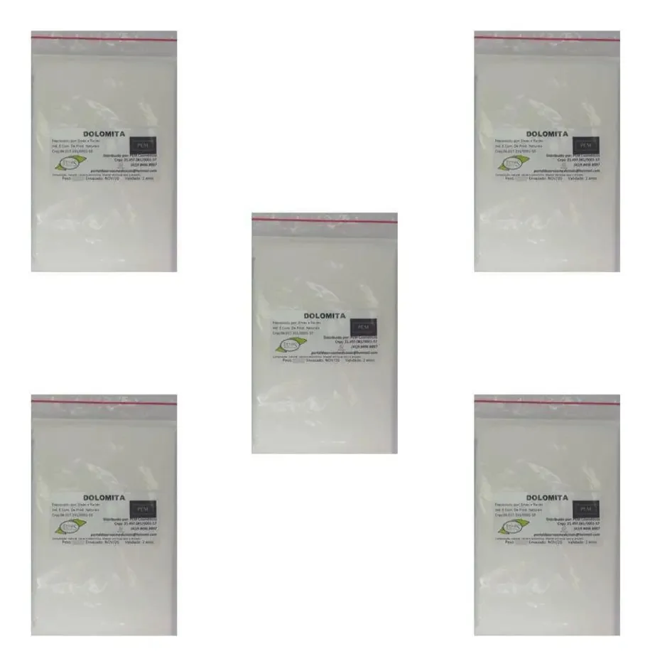 Dolomita 5kg Pura Estética Facial E Corporal