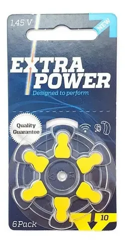 Kit 60 Baterias Pilhas Aparelho Auditivo 10 Extra Power