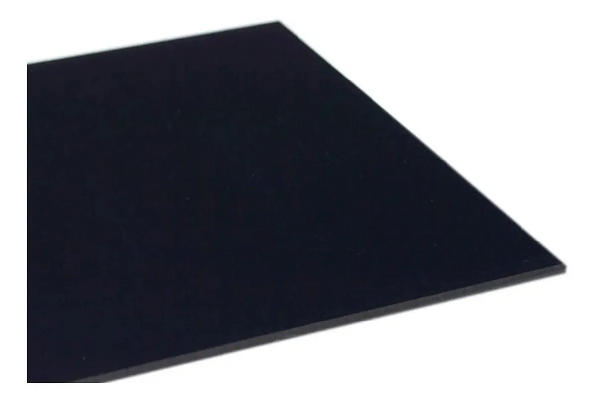 Chapa De Policarbonato Compacto 2,00x3,00x3mm Cores Cor Fumê