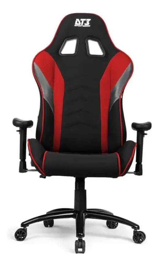Cadeira Gamer Dt3 Sports Elise Fabric Vermelho Com Almofadas