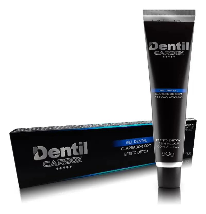 Creme Dental Sem Flúor Carbox Carvão Ativado 90g 2