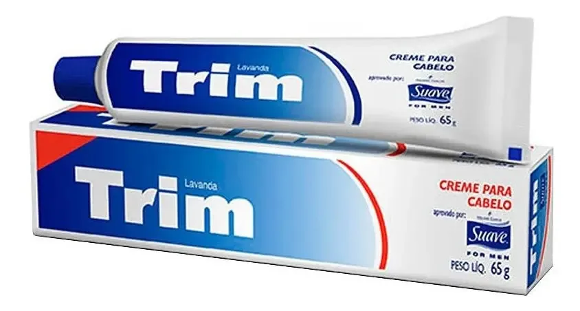 Creme Para Cabelo Trim Lavanda 65g Kit Com 2