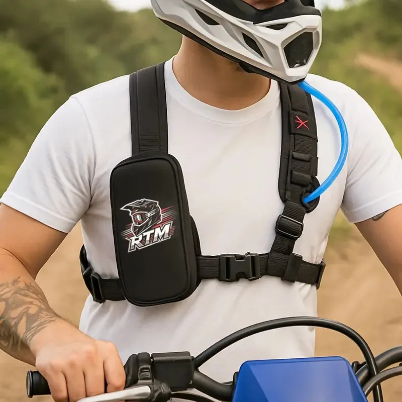 Bolsa Alforje Motocross BeccaRok Impermeável Preto Alça Ajustável