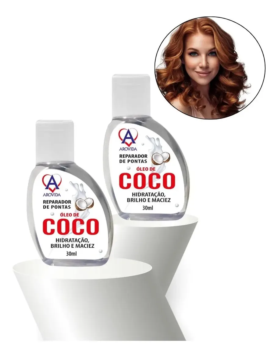Reparador De Pontas Hidratação E Tratamento Oil Coco