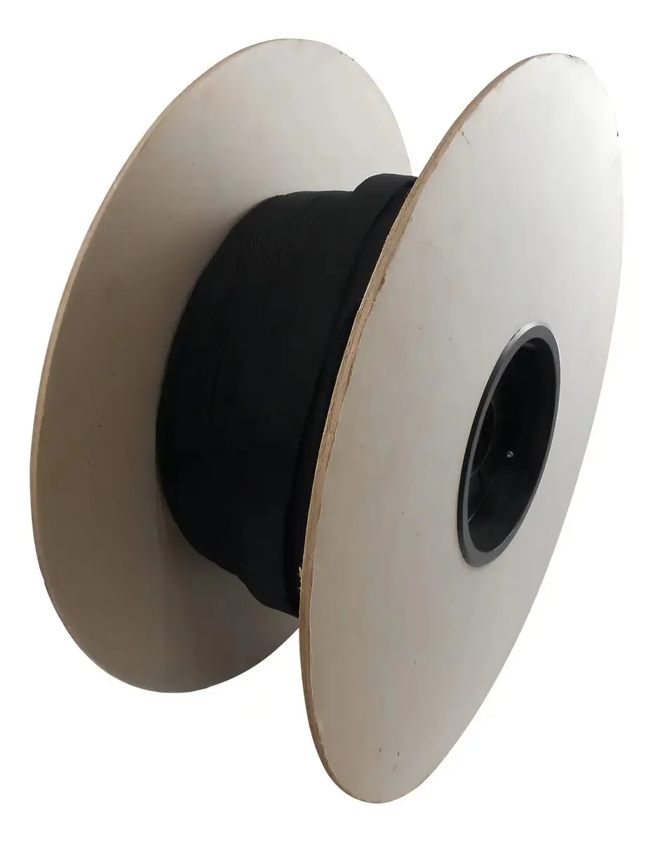 Malha Shrinkgard De Poliéster Termo Retrátil 10mm - Cód.7396 Cor Preto