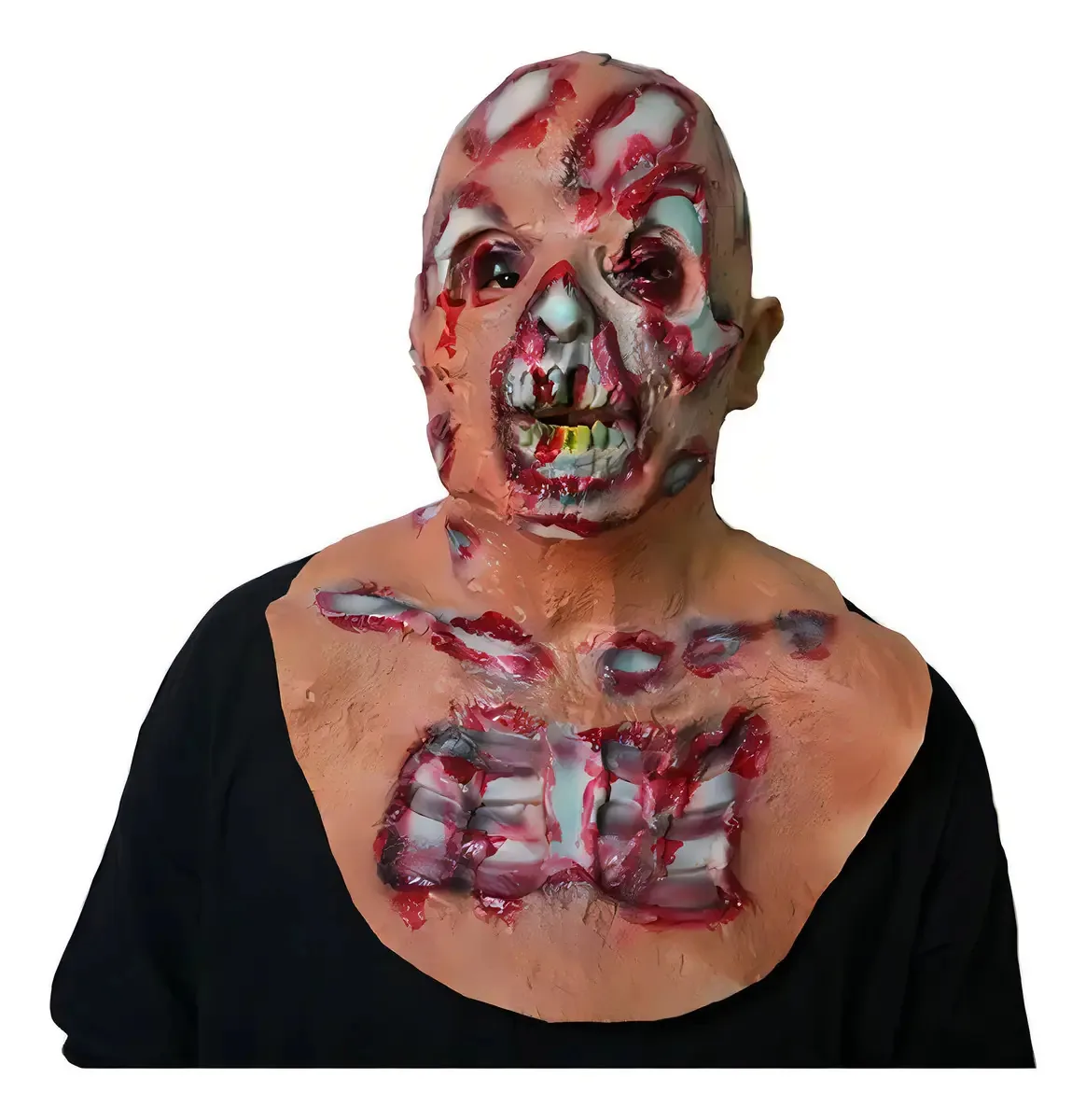 Mascara Cosplay Zumbi The Walking Dead Mostro Festa Fantasia Zumbie