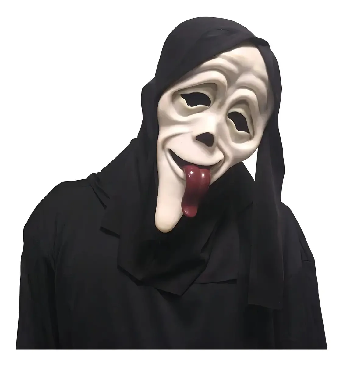 Máscara Cosplay Halloween Ghostface Scream Killer Panico Cor Preto Divertido