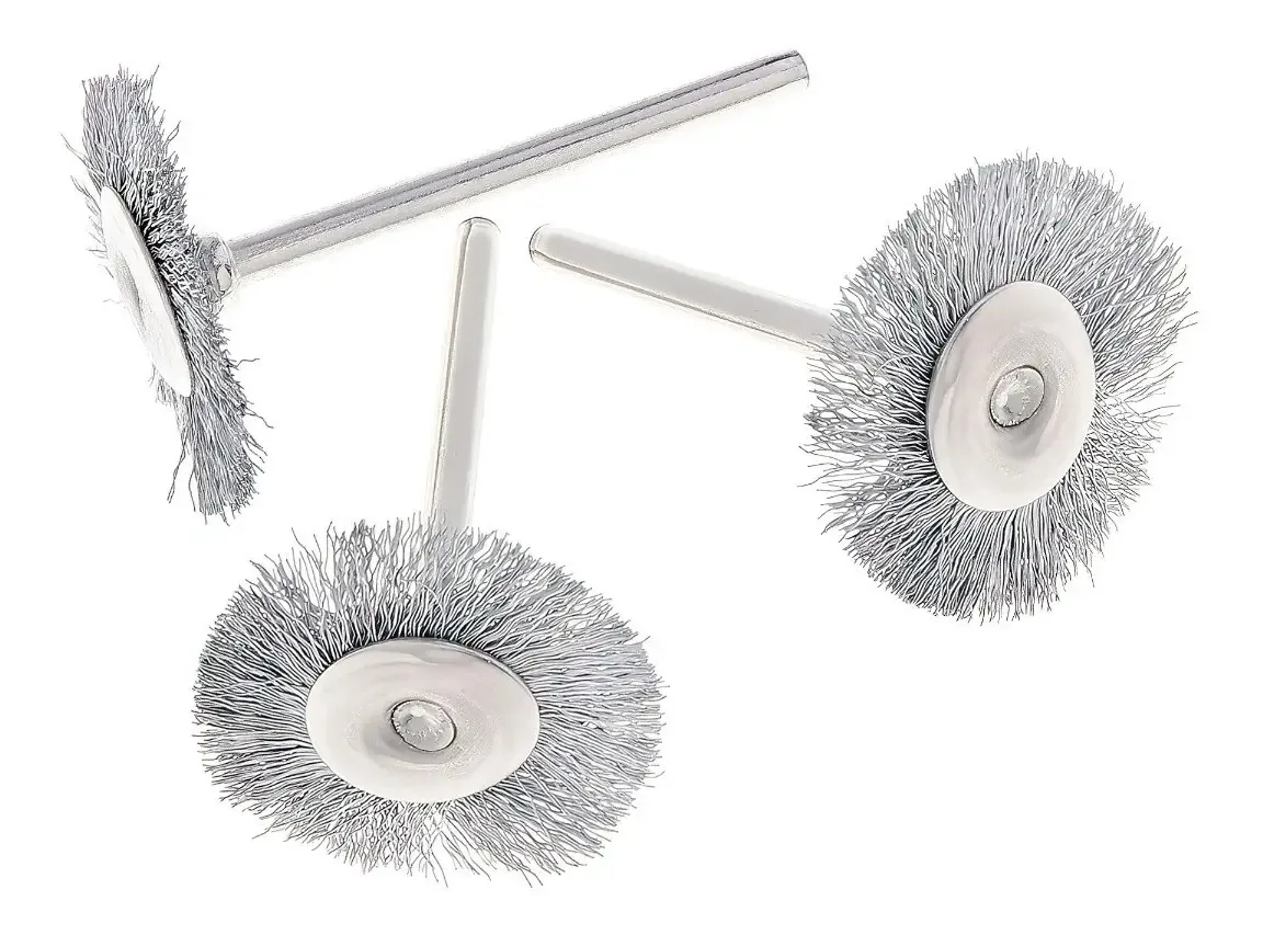 Kit Escovas Aço Inox Dalytools Polimento Micro Retífica 4500 RPM
