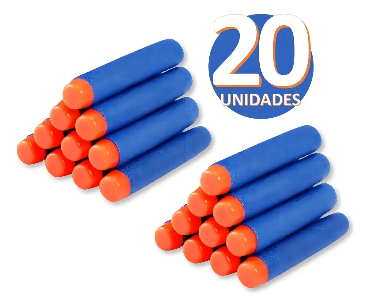 Dardos Nerf XShot DartZ 99 Toys 20 Unidades Compatíveis Lançadores