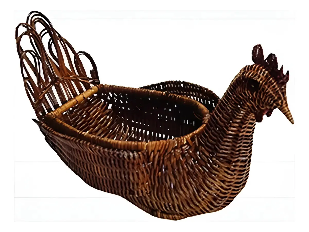 Galinha De Samambaia Porta Ovos 30x18cm Gzt