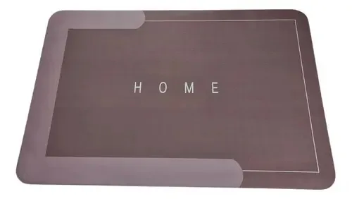 Tapete Para Banheiro Antiderrapante Absorve Água Mágico Cor Preto Home