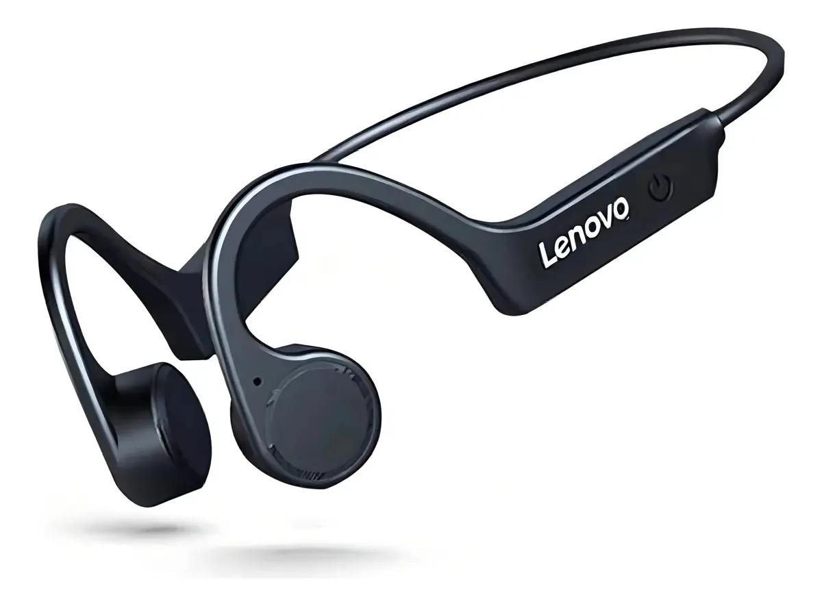 Fone De Ouvido Bluetooth Lenovo X4 Condução Óssea Cor Preto