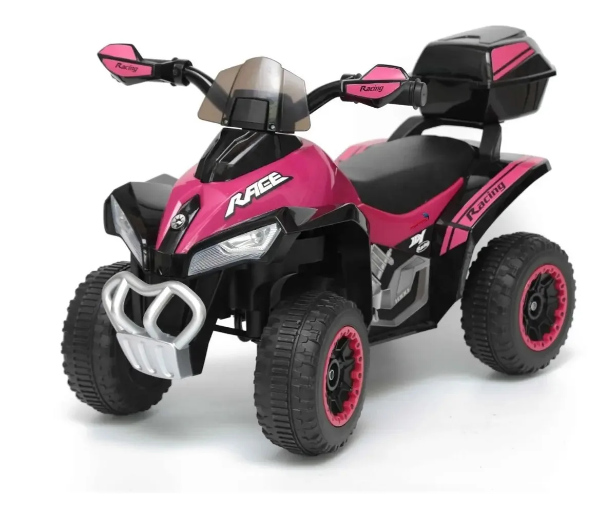Mini Quadriciclo Moto Elétrica Infantil Importway Rosa
