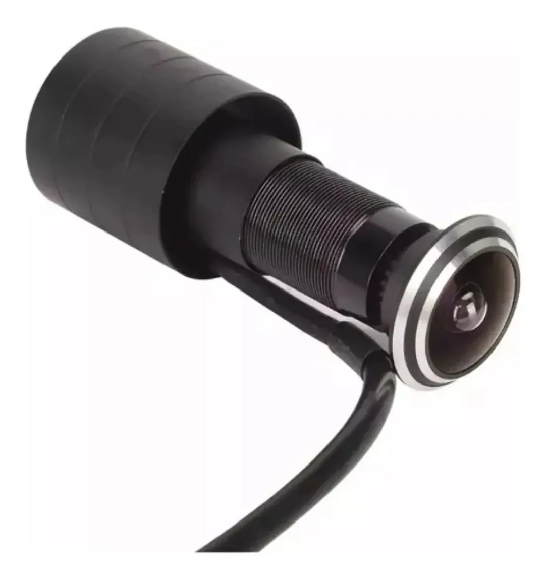 Aplicativo de câmera de porta IP Tuya Wireless Peephole Viewfinder Wifi Color Black