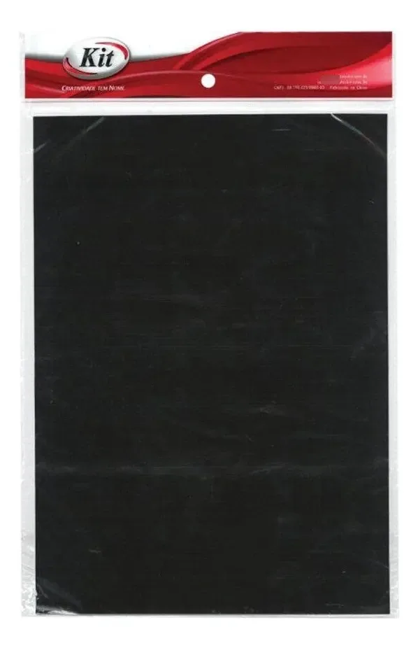 Ima Manta Adesiva A4 14878 02 Preto Kit