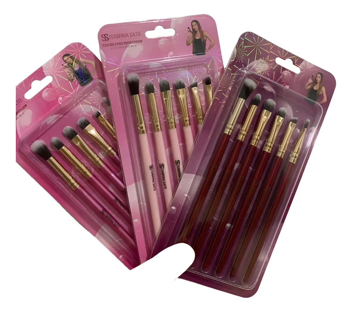 Kit Precisão 6 Pinceis Para Detalhes E Acabamentos Pequenos