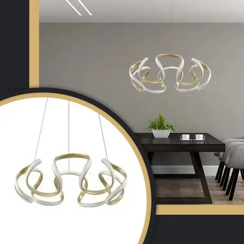 Pendente 55cm Dourado - Sindora