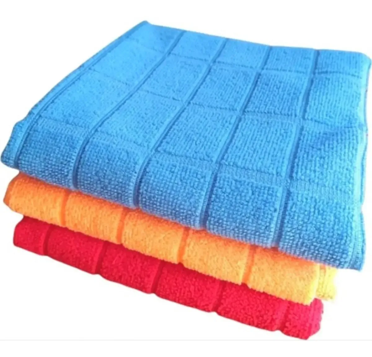Pano para limpeza JS Toalha magica automotiva flanela variadas 3 u pacote x 3