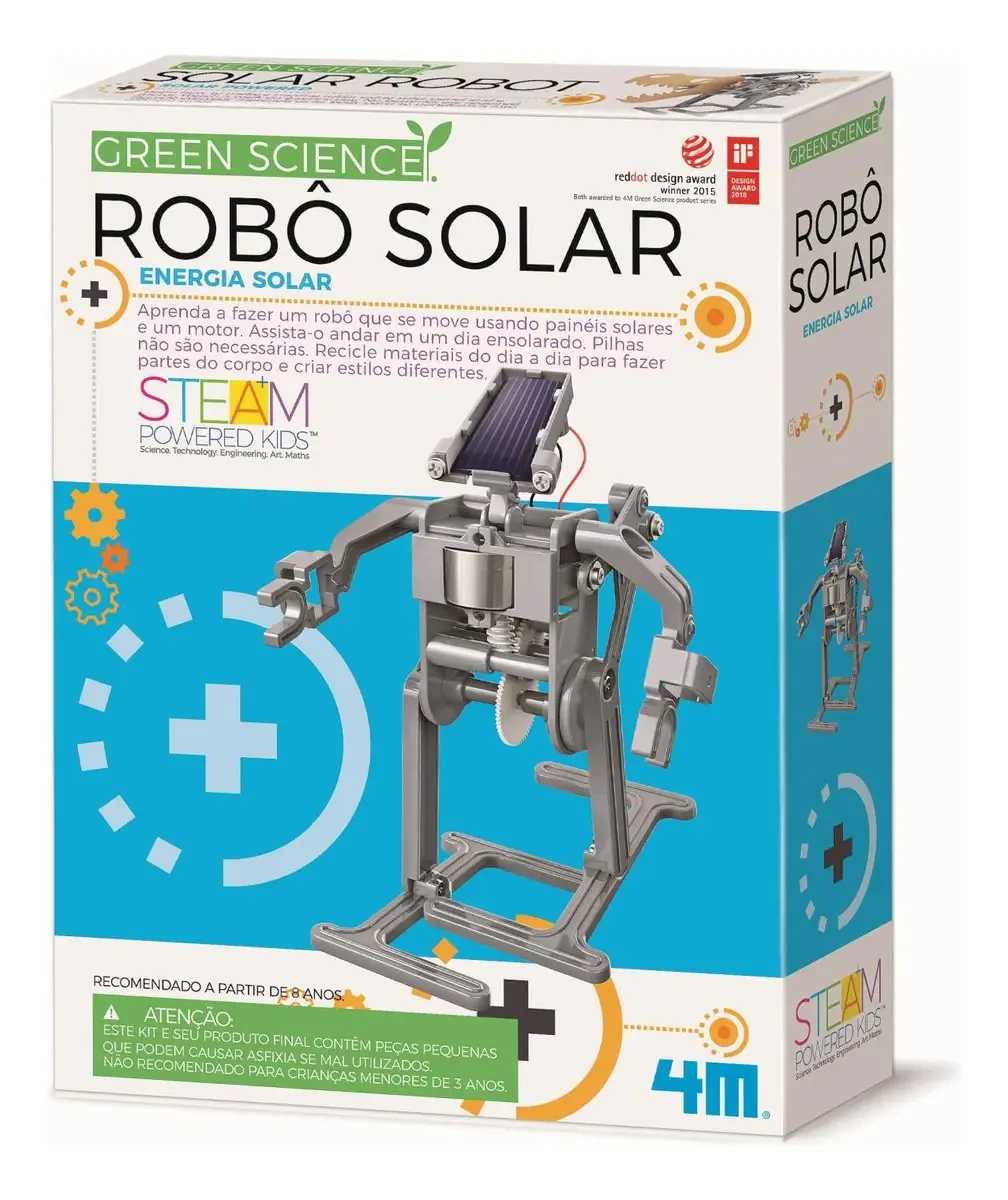 Kit Robô Solar - Crie Um Robô Movido Por Energia Solar