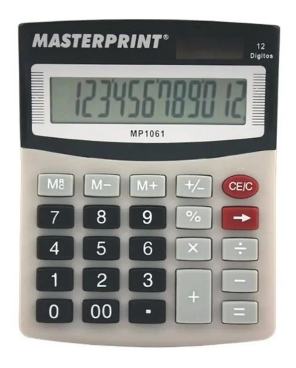 Calculadora Eletrônica Mp1061 Masterprint