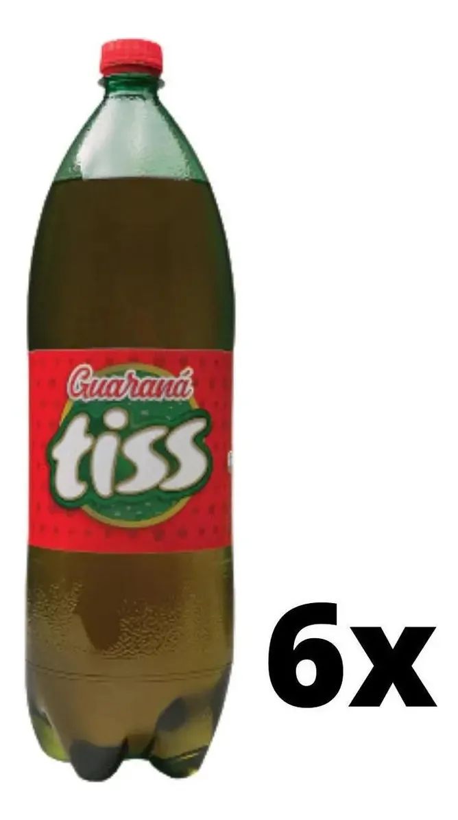 Fardo 6 Refrigerantes Guaraná Tiss Sabor Guaraná 2l