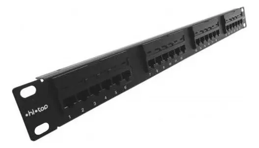 Patch Panel 24 Portas 19 Cat5 Hitop Cabling Elite Rj-45