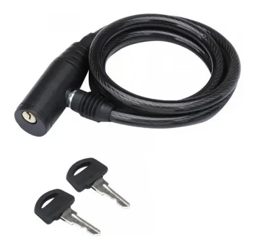 Cadeado Para Bicicleta Com 2 Chaves 80cm Ingá / In13044-1