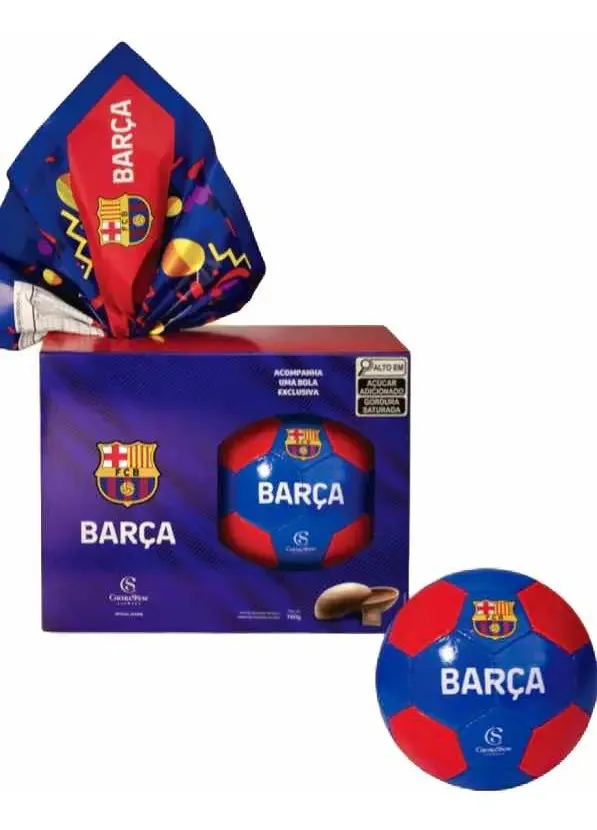 Ovo Choco Esportes Barcelona Cacau Show 160g