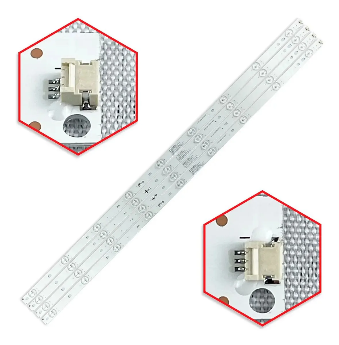 Kit Barras Led Tudo Eletro Le40d1442-20 Le40d1452 TV 40 Polegadas