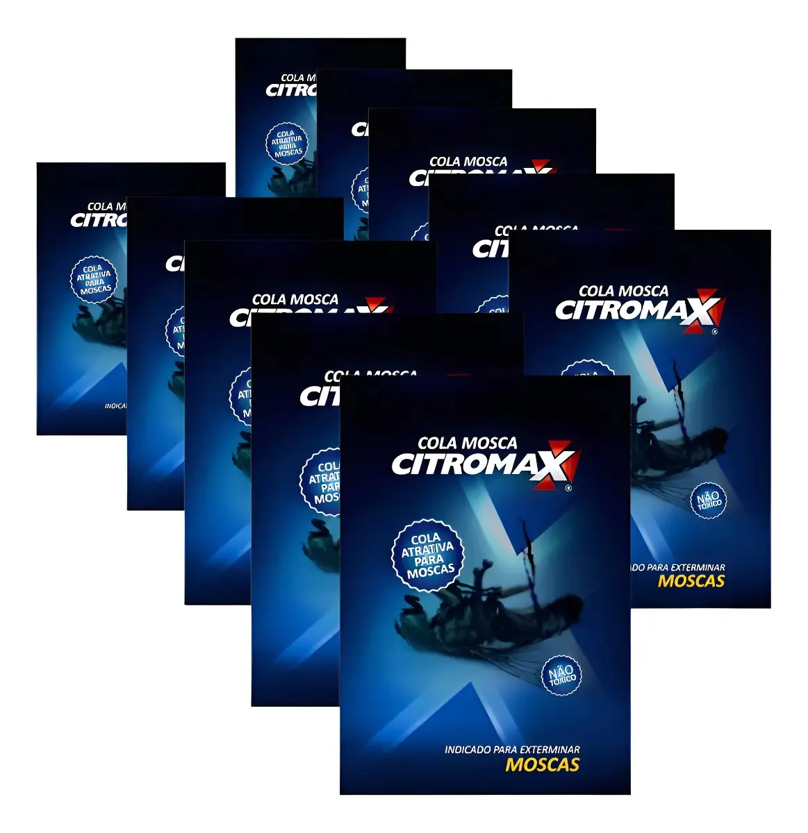 10 Atrativo Cola Mosca Citromax - Não Tóxico