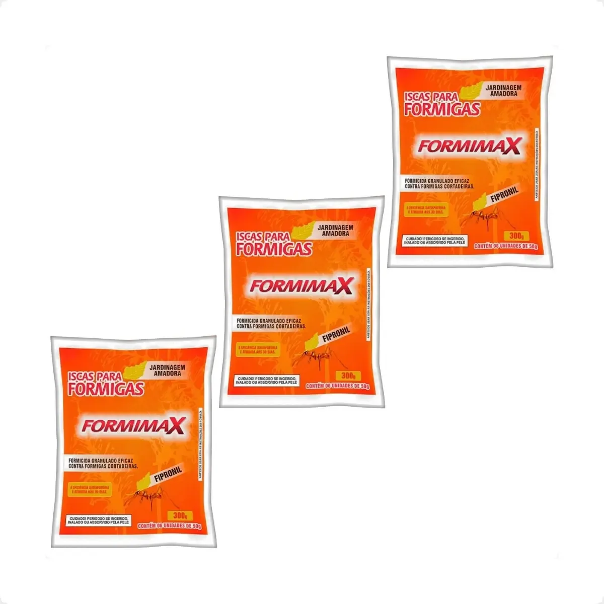3 Isca Formimax Granulado Contra Formigas - 500g (10x50g)