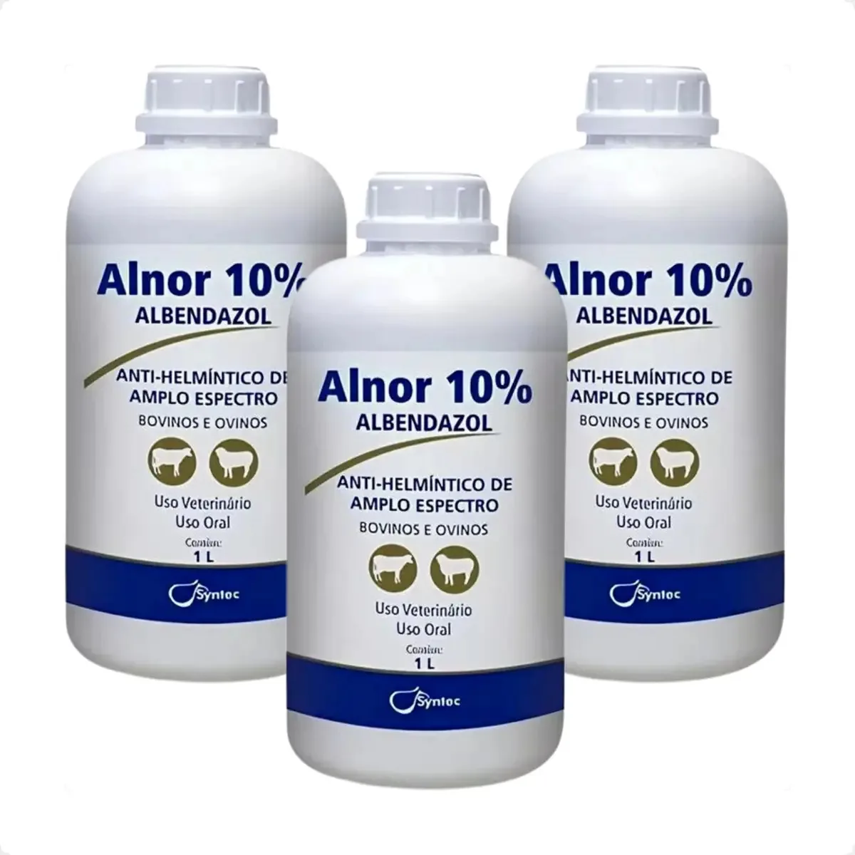 Antiparasitário Alnor 10% Syntec Bovinos/Ovinos 1L