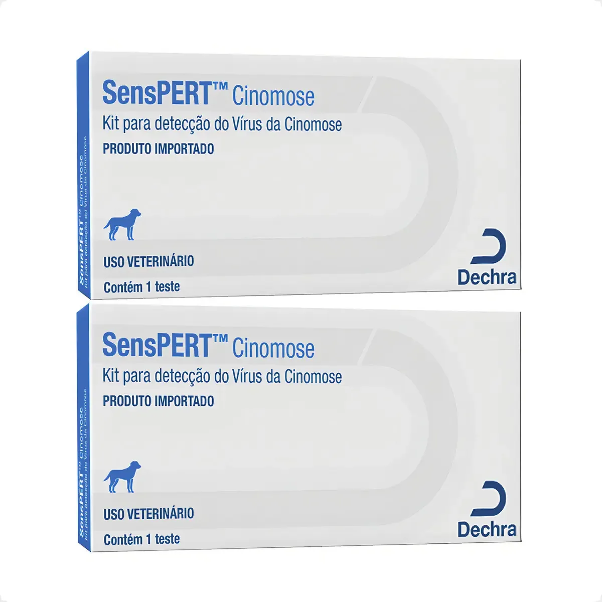 2 Senspert Cinomose Kit Detecção Do Vírus - 1 Teste Dechra
