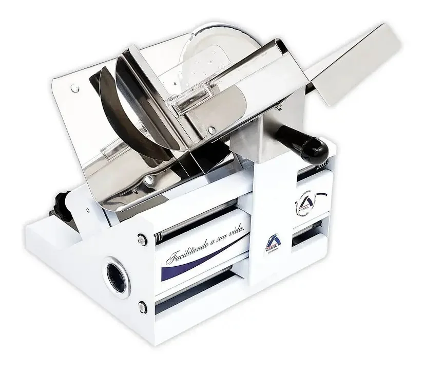 Fatiador de Frios Semi Automático Arbel Branco 17.8cm Alumínio