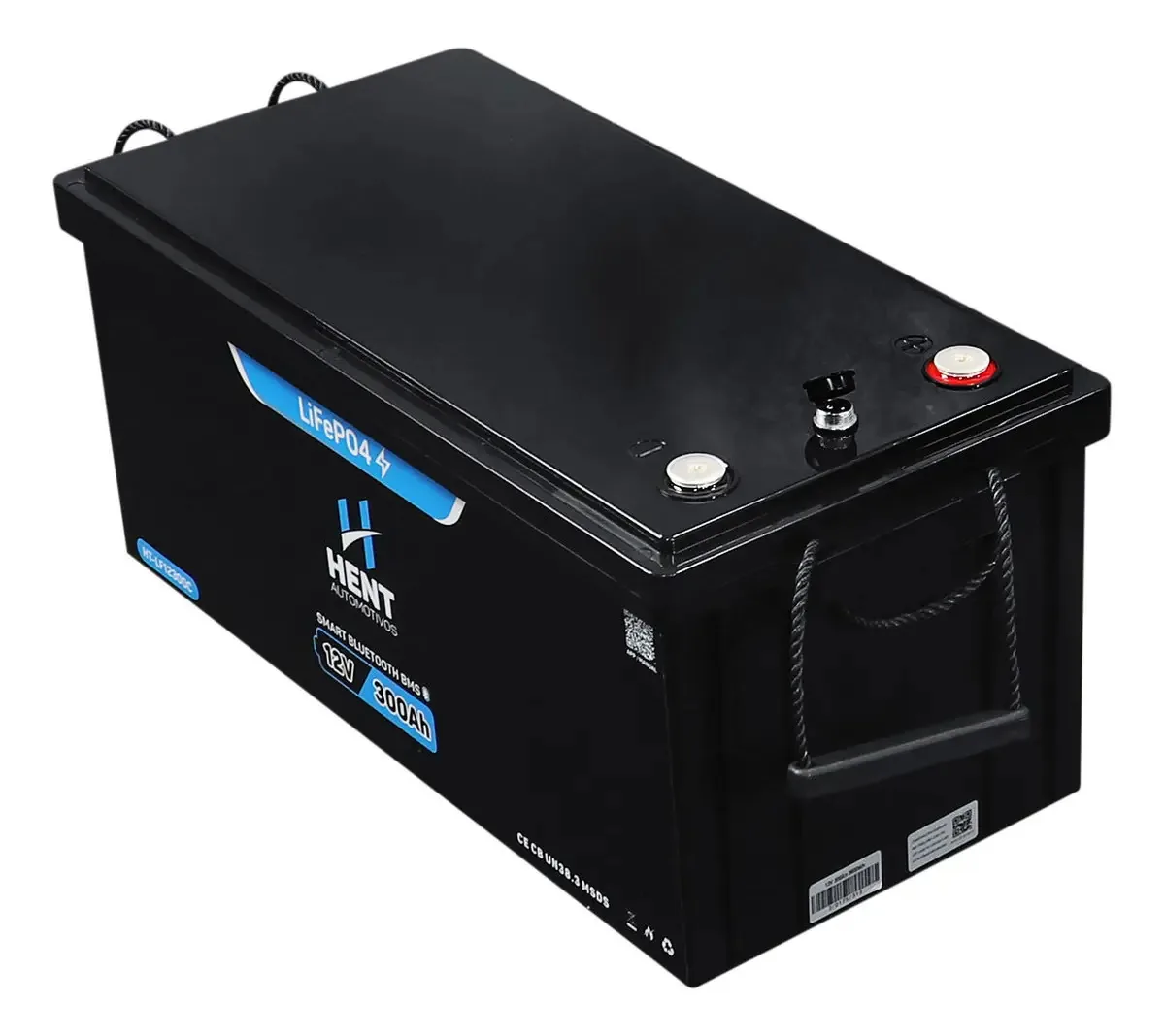 Bateria Lifepo4 12v 300ah Lítio E Bluetooth 3,8 Kwh Bms