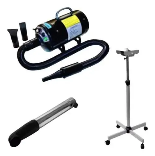 Base Movel E Braço E Secador E Soprador Power Pet