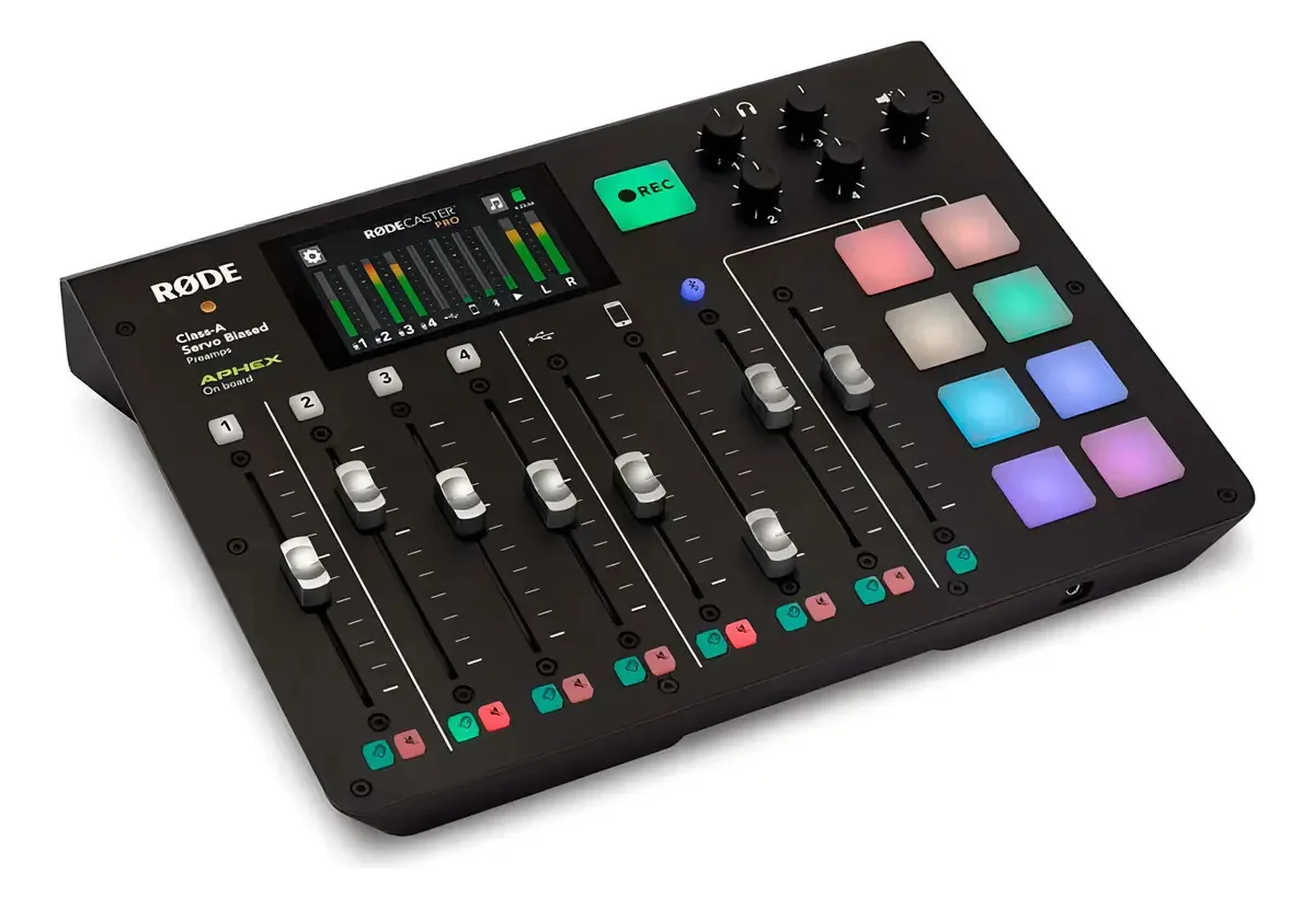 Interface De Áudio Rode Rodecaster Pro Usb 4 Canais Classe A