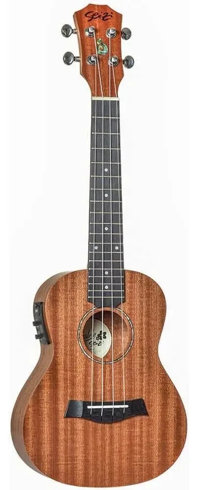 Ukulele Eletro-acústico Seizi Bali Concert Tobacco
