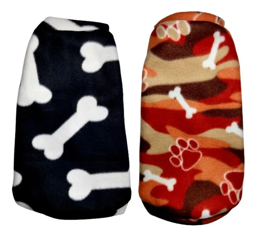 Kit 2 Roupas Cachorro - Suéter Inverno G (preto E Marrom)