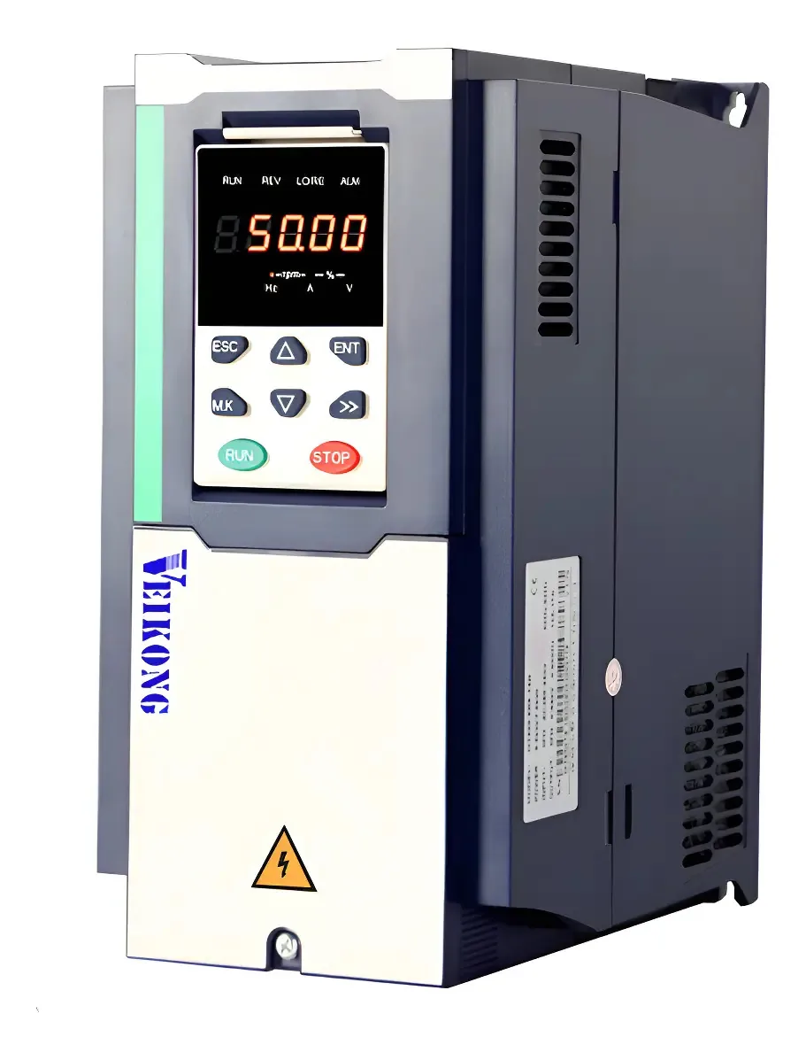Inversor de Frequência Veikong VFD500 para Motor Trifásico 7.5hp Monofásico