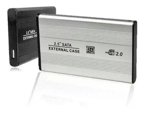 Case HD Externo Jy Alumínio 2.5 USB 2.0 Para Notebook Sata