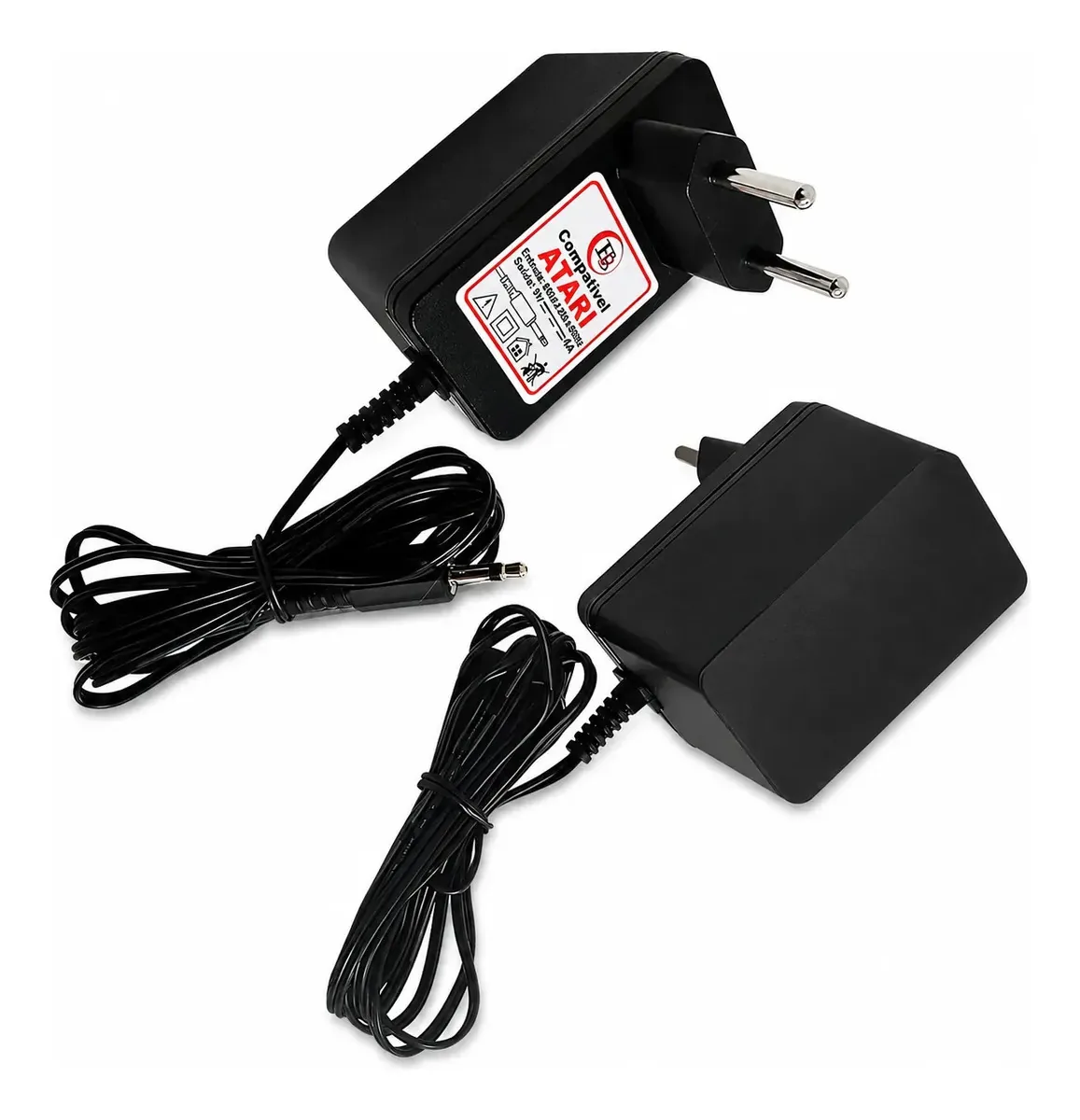 Fonte Bivolt EB Compatível Atari 2600 e Clones 9V 2.1m P4