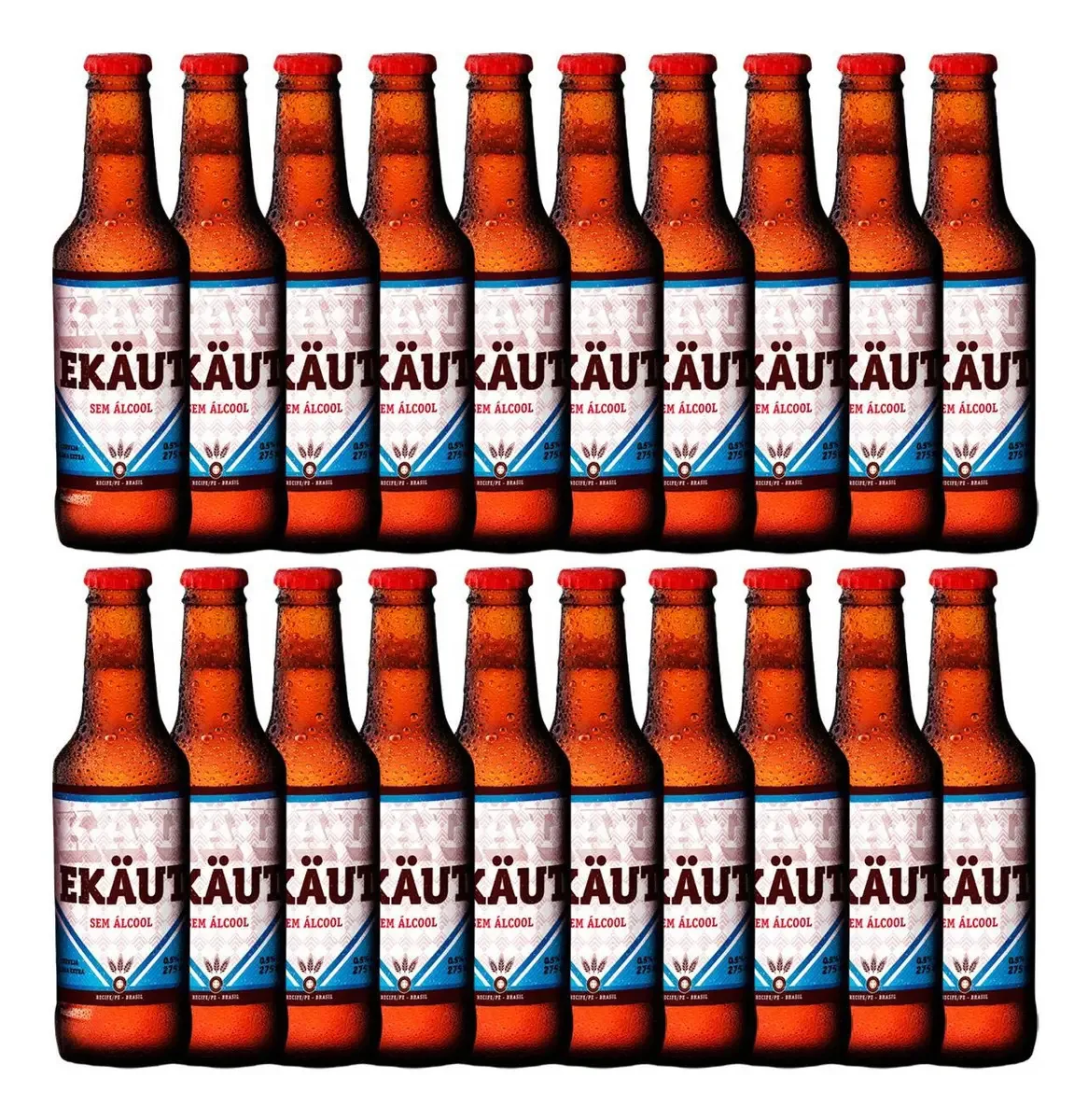 Combo Especial 20 Cervejas Sem Álcool Ekut 275ml